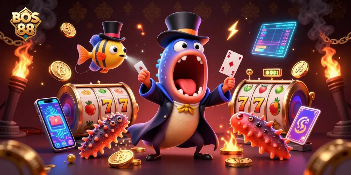 BOS 88, nikmati keseruan permainan slot online dengan karakter lucu dan elemen menarik.