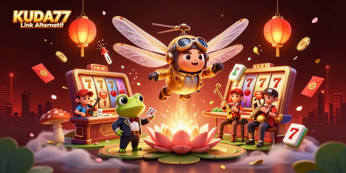 Permainan slot yang menyenangkan dengan KUDA77 Link Alternatif, mendorong kemenangan di kasino yang penuh warna.