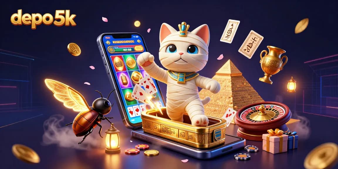 Engage in the thrilling depo 5k experience as cartoon characters burst into a vibrant casino.