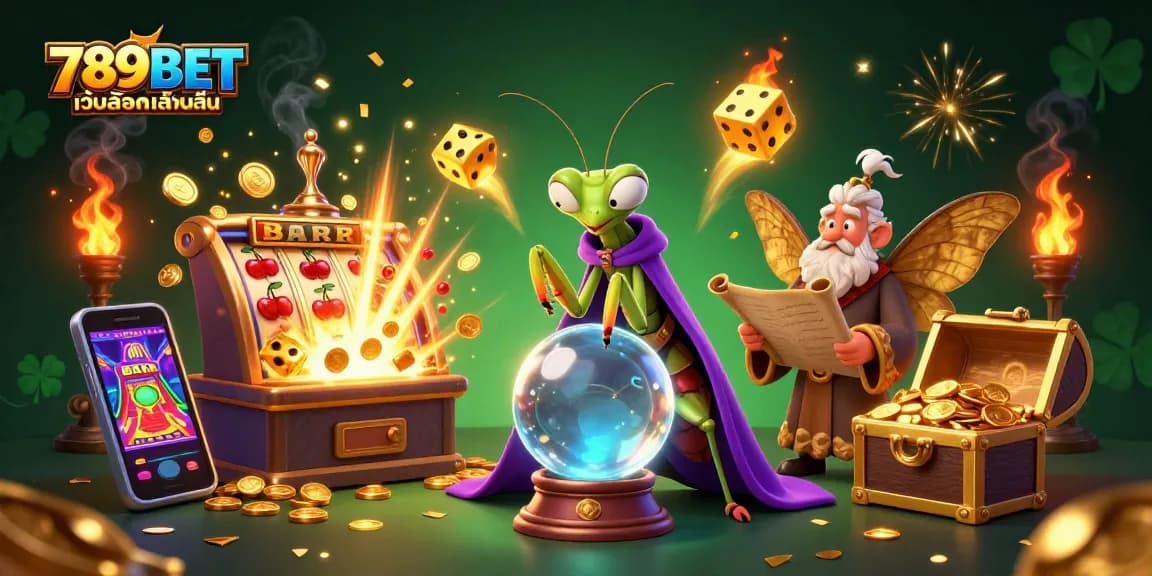 เล่นสล็อตลื่นที่ 789BET ด้วยภาพ 3D แนวเวทมนตร์และชนะรางวัลใหญ่