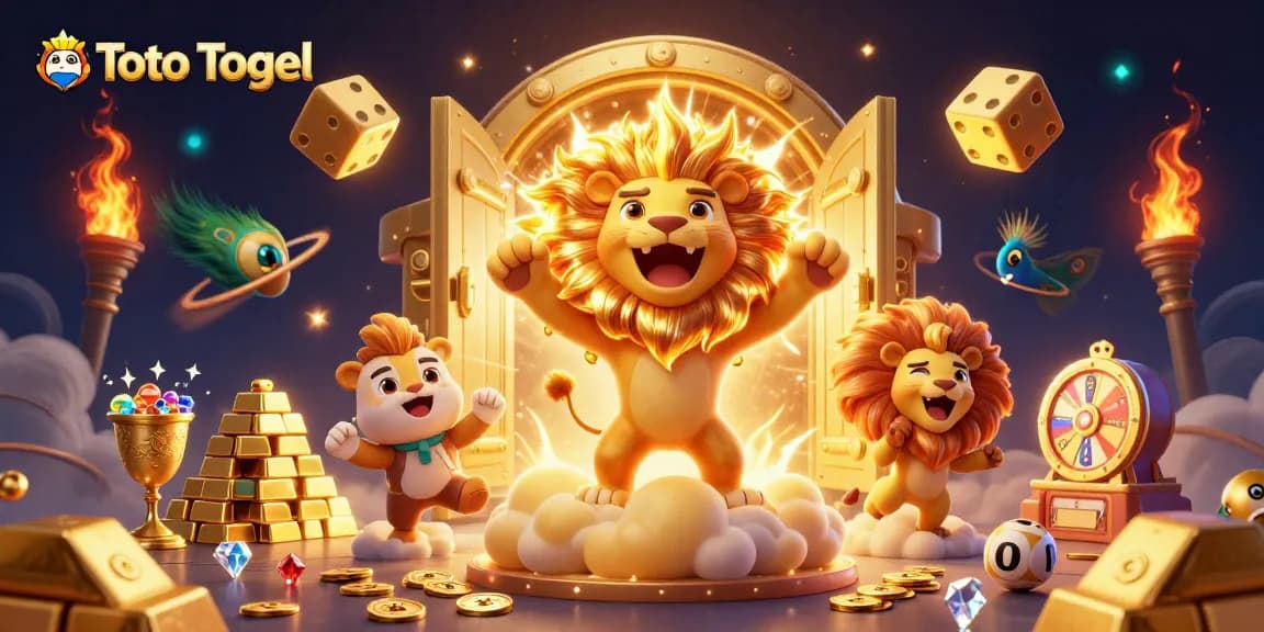 Toto Togel melibatkan bola nomor dan mesin lotere yang bersinar, menambah keseruan permainan.