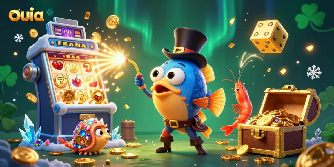 Play exciting casino games with ouia featuring unique characters and vibrant slot machines