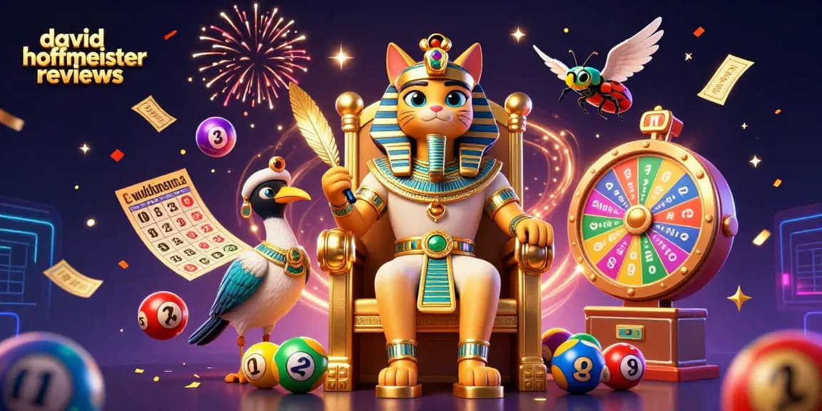 Engage with vibrant lottery excitement through david hoffmeister reviews in this colorful 3D illustration.