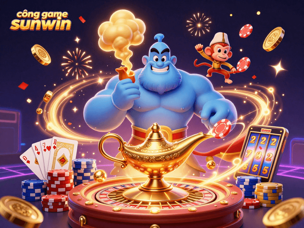 Experience the thrill of cổng game sunwin with dynamic casino action featuring vibrant characters and elements.