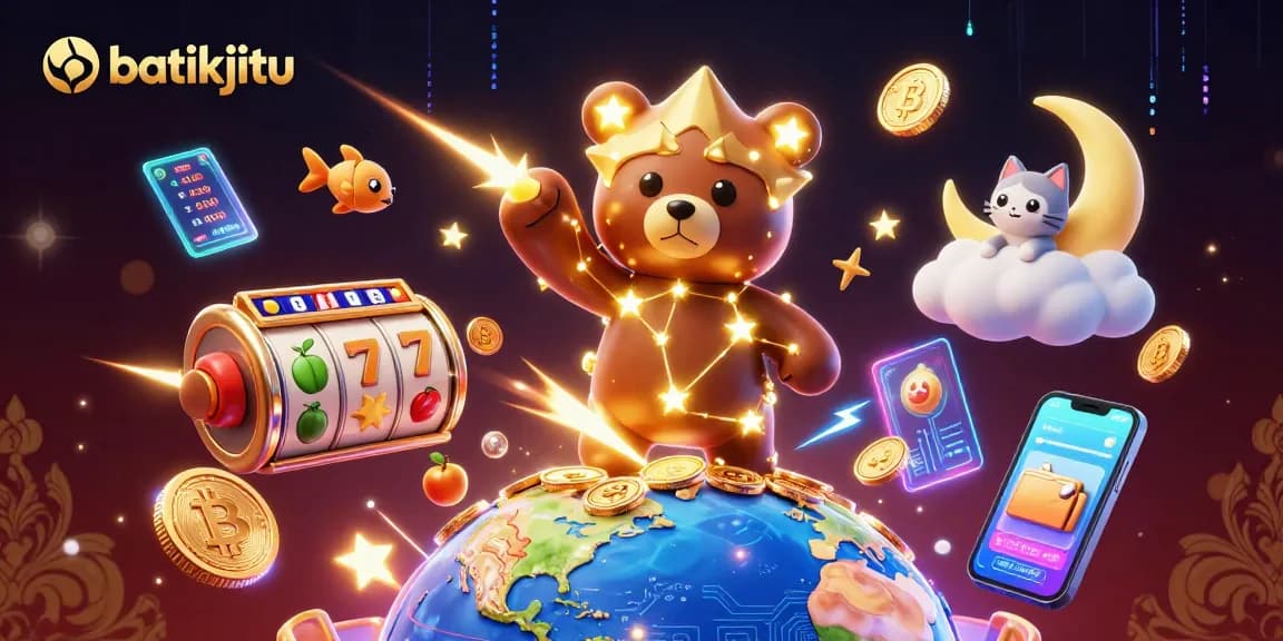 Bermain batikjitu dengan slot yang memikat dan simbol keberuntungan dalam suasana penuh warna dan detail