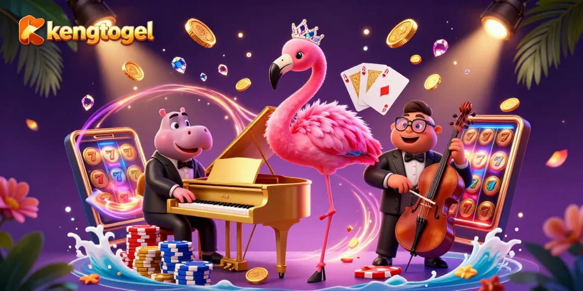 Experience winning spins with keongtogel in this vibrant casino scene filled with excitement.