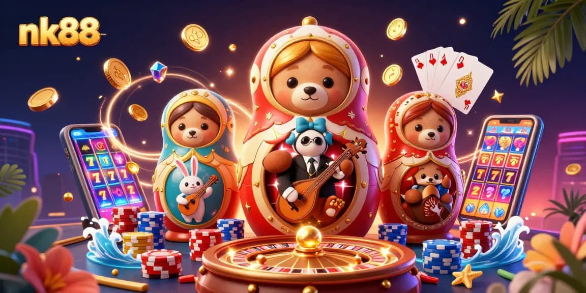 Experience exhilarating gaming with nk88 as you spin reels and win big in an enchanting casino world.