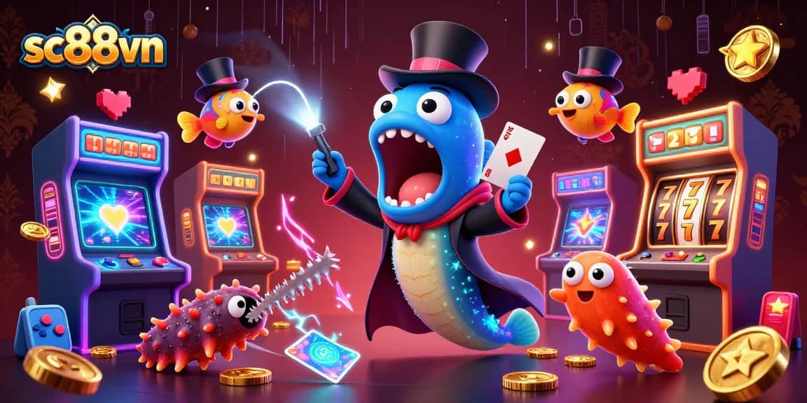 Experience sc88vn's thrilling casino game magic with vibrant characters and immersive gaming elements.