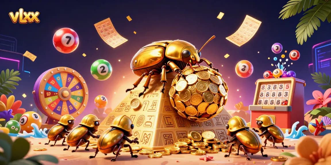 Spin the big winnings with vlxx as the golden lottery festivities come alive!