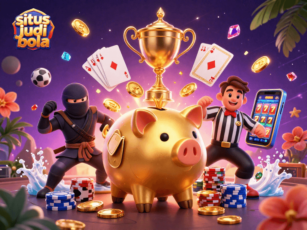 Situs judi bola: Join the thrilling action of sports betting with dynamic characters and exciting gaming elements.