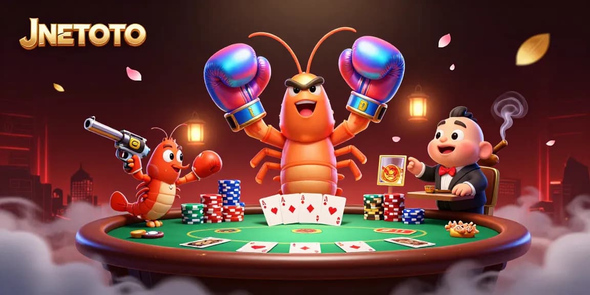 JNETOTO menghadirkan pengalaman judi luar biasa dengan kartu poker yang menakjubkan di latar belakang warna-warni.