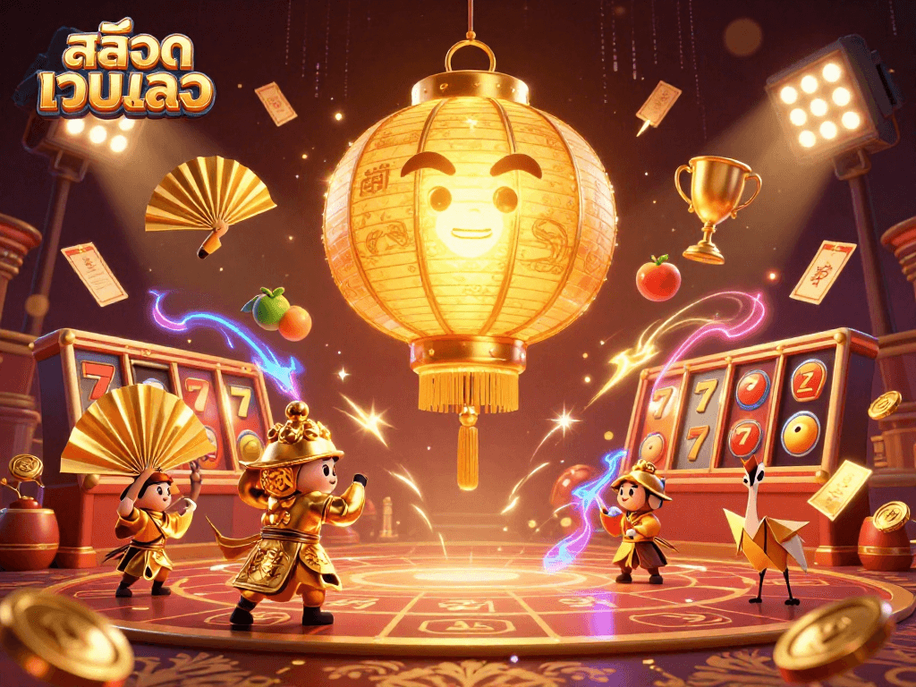 Experience the excitement of สล็อตเว็บตรง with vibrant characters and dynamic gaming elements in 3D.