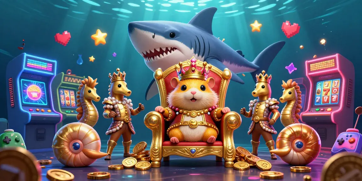 B52Club's Hamster King leads vibrant gaming adventure with slot reels and royal guards.