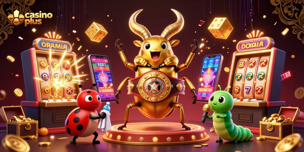Engage in exhilarating gameplay at casino plus with vibrant 3D characters among winning symbols.