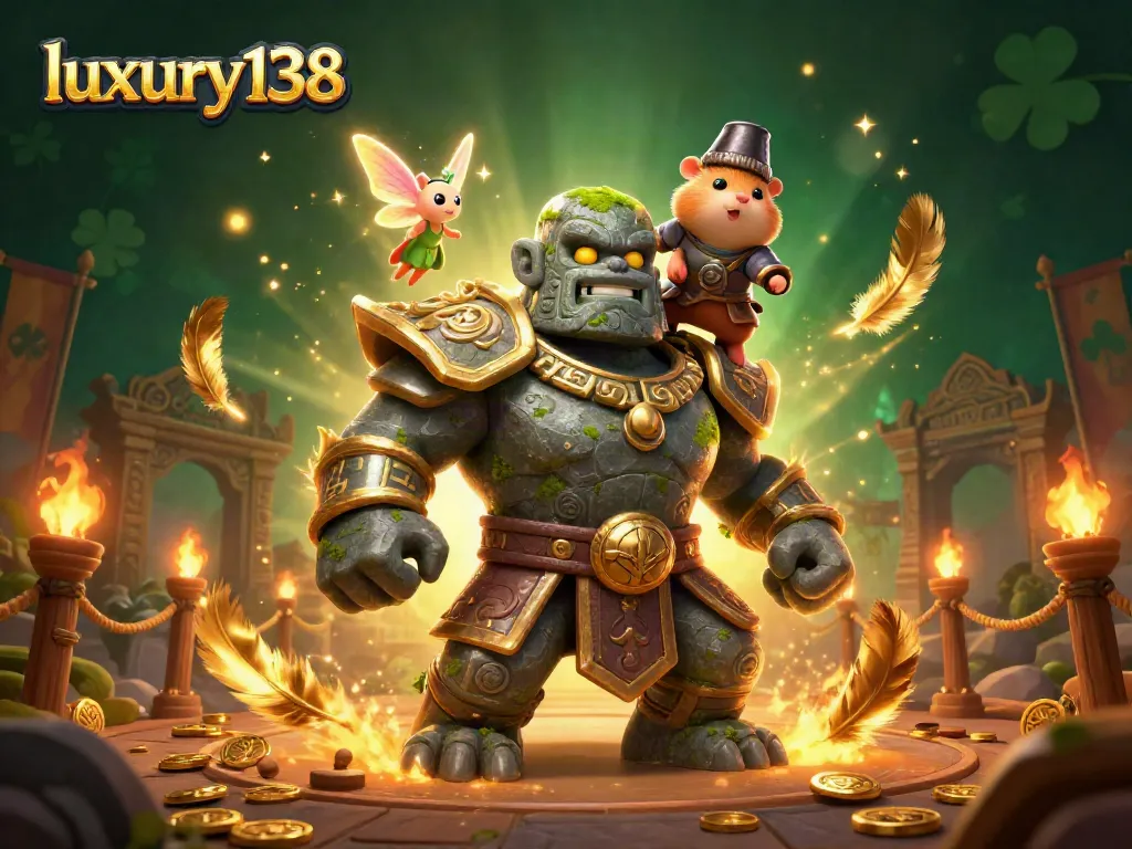 Experience excitement with luxury138's dynamic casino atmosphere featuring enchanting characters and rich game elements.