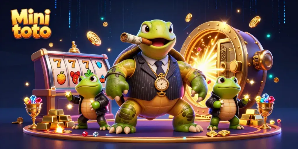Slot Mini toto dengan karakter lucu di kasino, menambahkan daya tarik pada pengalaman bermain.