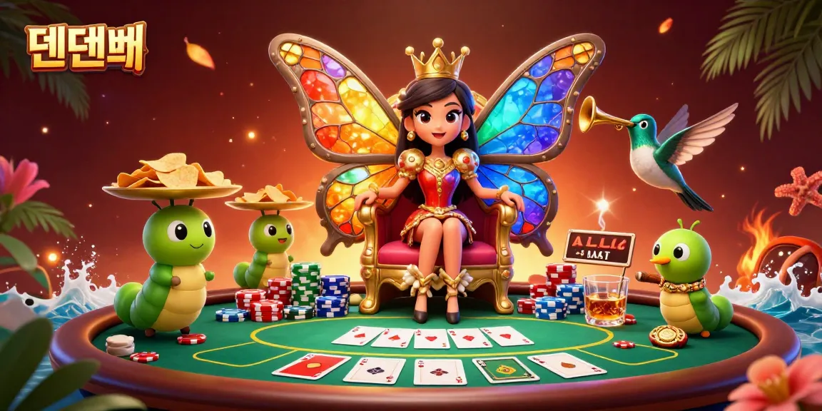 Engage in thrilling gambling adventures with 텐텐벳, showcased in an extravagant 3D casino scene.