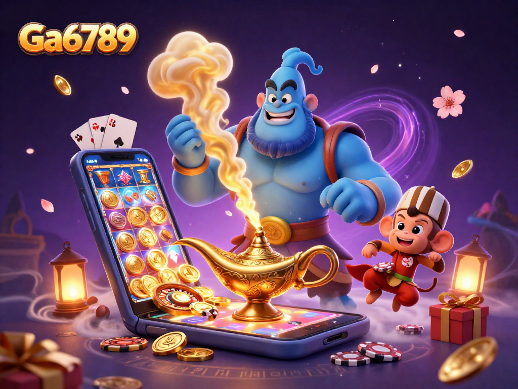 Experience thrilling gameplay with Ga6789 and the magic of a casino adventure in this vibrant scene.