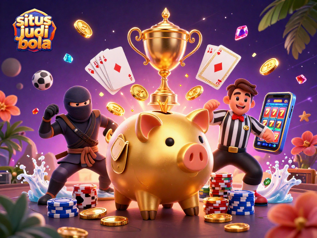 Situs judi bola: Join the thrilling action of sports betting with dynamic characters and exciting gaming elements.