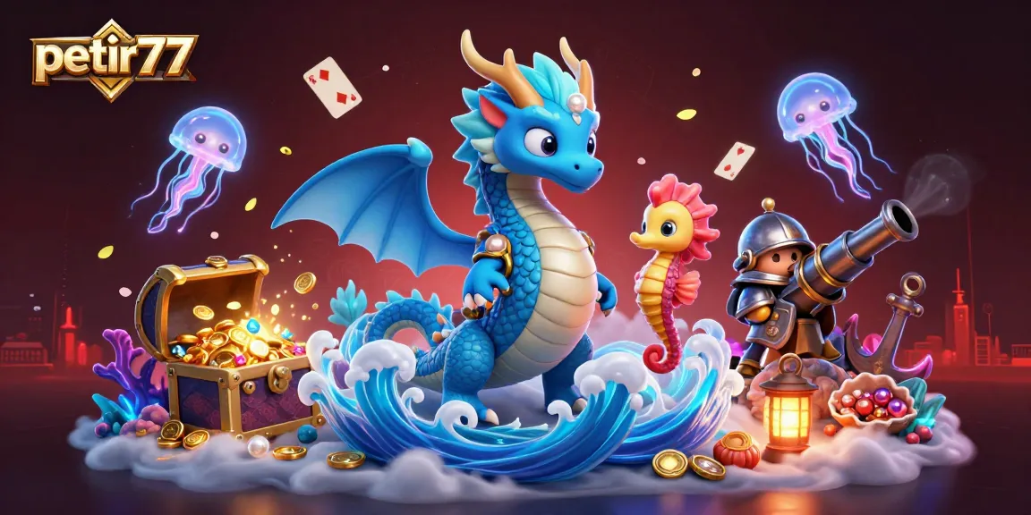 Play exciting games with petir777 while enjoying a vibrant scene of dynamic 3D casino fantasy.