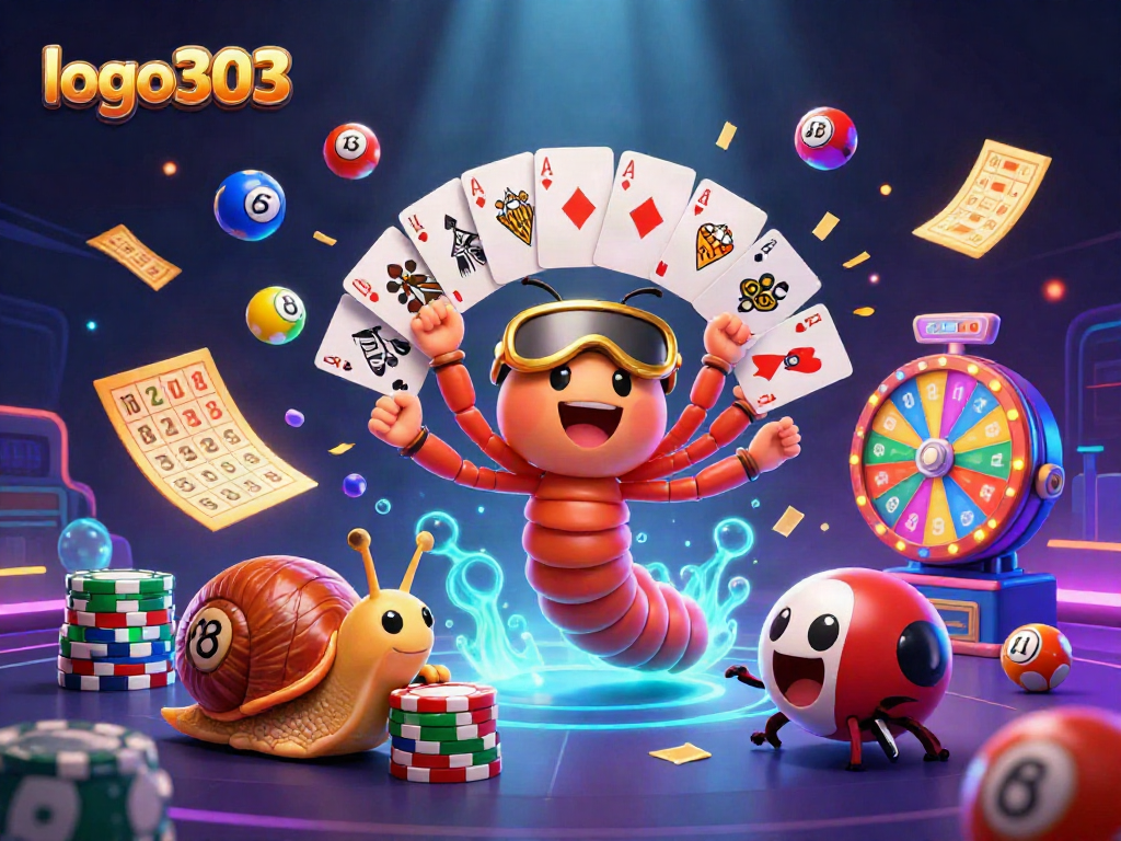 logo303 merayakan keberuntungan dengan dealer kartun dan bola lotre penuh warna