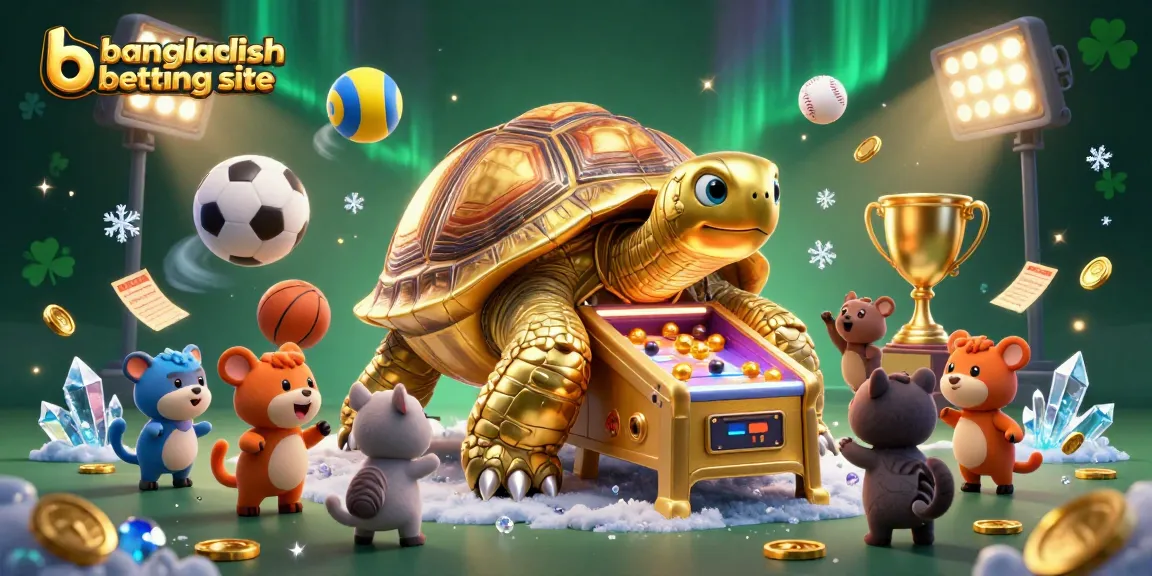 Bangladesh betting site scene with exciting cartoon characters and vibrant gaming elements.