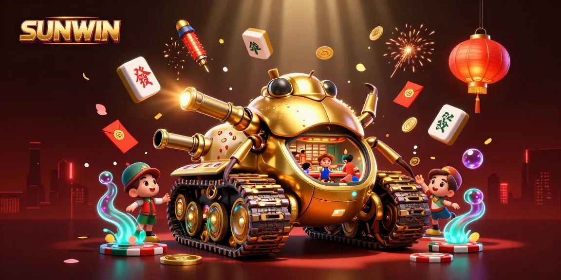 SUNWIN's exciting miniature casino experience shines with golden charms and lively gaming elements.